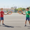 WOOPIE Duże Rakietki do Tenisa Badminton dla Dzieci Zestaw + Piłka Lotka