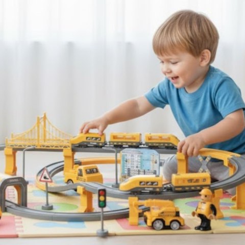 WOOPIE Kolejka Elektryczna Pendolino Zestaw 92el.