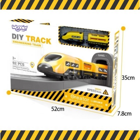 WOOPIE Kolejka Elektryczna Pendolino Zestaw 92el.