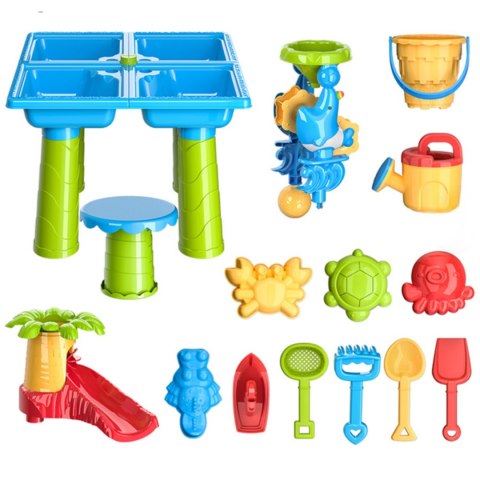 WOOPIE Stolik Wodny z Krzesełkiem 13 Akcesorii