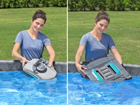 Bestway Bezprzewodowy odkurzacz basenowy AquaTronix ProG300 + skimmer 58942