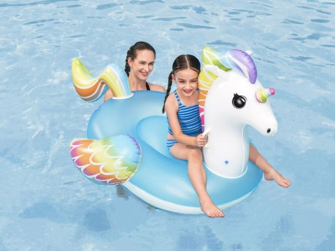 Bestway Dmuchany materac do pływania JEDNOROŻEC z uchwytami 155x119cm 41114