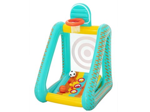 Bestway Gra ogrodowa 3w1 koszykówka + piłka nożna + cel 127x109x178cm 52813