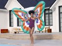 Bestway Materac plażowy dmuchany - duży leżak wodny MOTYL 193x176cm 43963