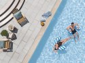 Bestway Materac z siatką COMFORT PLUSH efekt zmiany koloru 119x68cm 43852