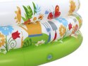 Bestway Suchy basen z kulkami KWIATOWY 102x25cm + 50 piłek i zabawki 52466