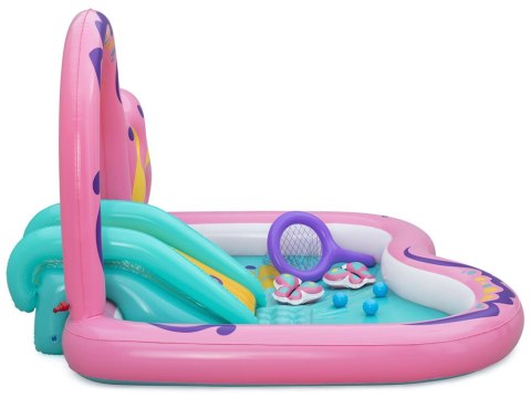 Bestway Wodny plac zabaw MOTYLEK 180x180x117cm + zjeżdżalnia i akces. 53175
