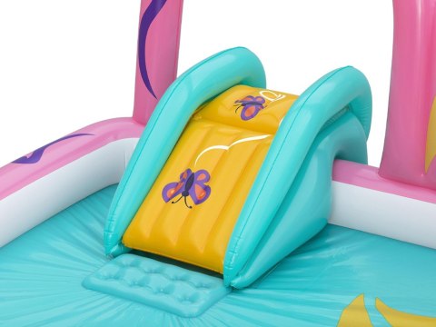 Bestway Wodny plac zabaw MOTYLEK 180x180x117cm + zjeżdżalnia i akces. 53175