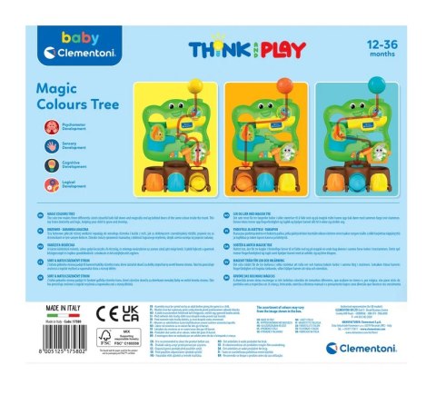 Zabawka Logiczna Magiczne Kolorowe Drzewo Piłeczki Clementoni 17580