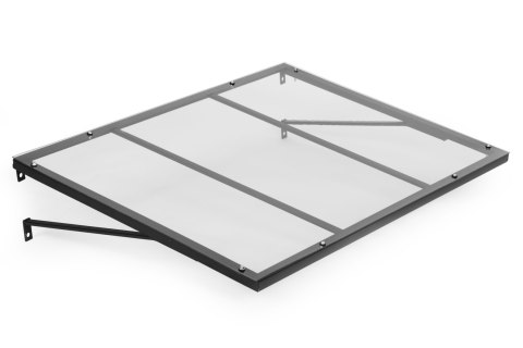 Daszek nad drzwi wejściowe 140x90 cm zadaszenie osłona UV MultiGarden