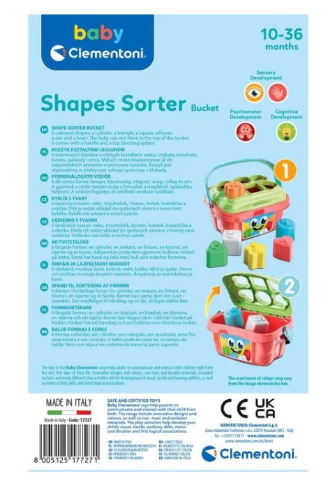 Kolorowy Koszyk Kształtów i Kolorów Clementoni 17727
