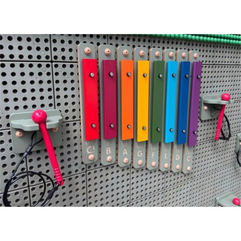 MASTERKIDZ Cymbałki Ścienne Ksylofon Instrument Muzyczny Akcesoria Do Tablicy STEM