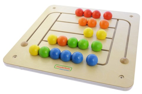 MASTERKIDZ Tablica Ścienna Edukacyjna Labirynt Koraliki