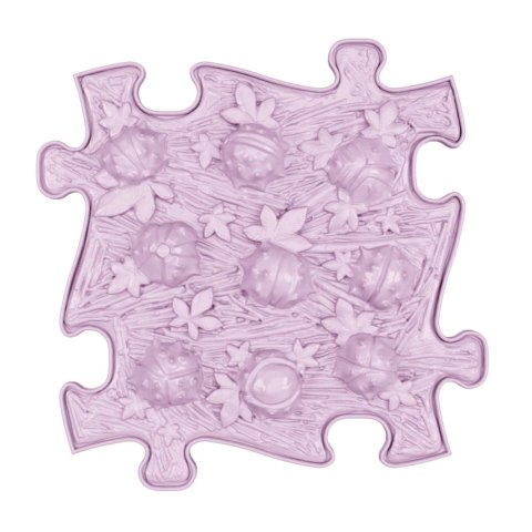 WOOPIE Mata Sensoryczna Ortopedyczna Puzzle 11 el. - Kolor Różowy/Fioletowy