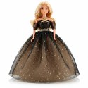WOOPIE ROYAL Lalka Lily 30 cm Długie Blond Włosy Czarna Suknia Balowa