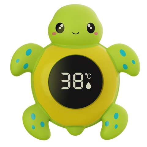 WOOPIE Termometr do Kąpieli 2w1 Mierzenia Temperatury Wody i Pomieszczenia Żółwik