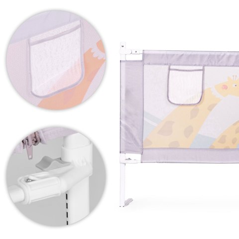 Barierka ochronna na łóżko 200 cm osłona zabezpieczenie dla dzieci ECOTOYS