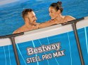 Bestway Basen STELAŻOWY z kolorowym podświetleniem LED 457x107cm 7w1 561GD