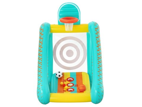 Bestway Gra ogrodowa 3w1 koszykówka + piłka nożna + cel 127x109x178cm 52813