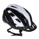 Kask rowerowy na rower RALLEX damski męski regulowany czarno-biały L 58-62cm