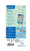 Mój Pierwszy Telefon Mówiący Smartfon Dotykowy Język Polski Niemiecki Turecki Portugalski Clementoni 17531