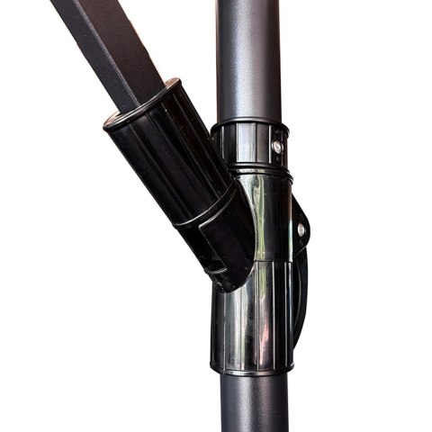 Parasol ogrodowy LUARO duży składany z wysięgnikiem 290cm beżowy