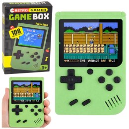 Gra Elektroniczna Konsola Retro 108w1 Ekran LCD Zielona