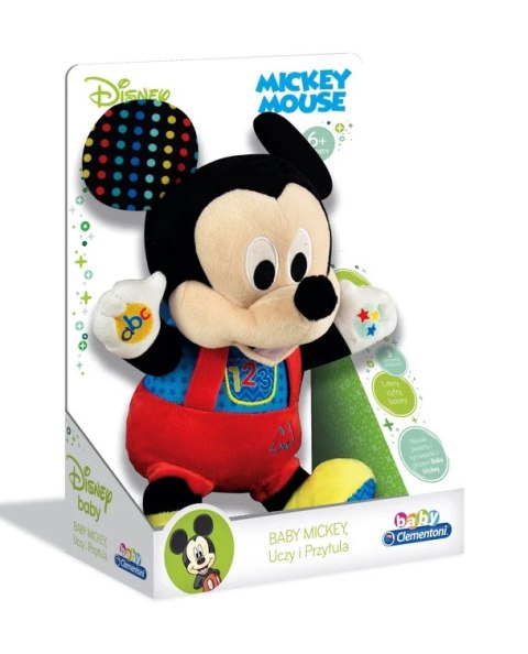 Pluszowy Interaktywny Disney Baby Miki Uczy i Przytula Język Polski Clementoni 50131