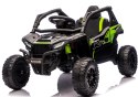 Kawasaki Teryx CZARNY Buggy Auto na akumulator 4x4 Koła EVA, Skóra, Pilot RC