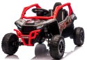 Kawasaki Teryx CZERWONY Buggy Auto na akumulator 4x4 Koła EVA, Skóra, Pilot RC
