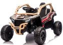 Kawasaki Teryx BEŻOWY Buggy Auto na akumulator 4x4 Koła EVA, Skóra, Pilot RC
