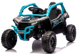 Kawasaki Teryx NIEBIESKI Buggy Auto na akumulator 4x4 Koła EVA, Skóra, Pilot RC
