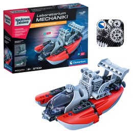 Naukowa Zabawa Klocki Laboratorium Mechaniki Motorówka Język Polski Clementoni 50247