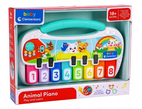 Kolorowe Pianinko ze Zwierzątkami Clementoni 17950