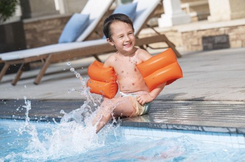 Rękawki do nauki pływania dla dzieci Pomarańczowe BESTWAY 25x20cm