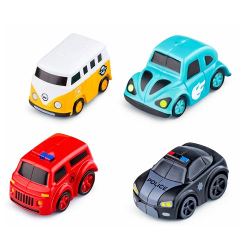 Samochodowy Tor Przeszkód Interaktywny Parking Edukacyjny 4 Auta