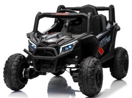 UTV2 Auto na Akumulator BUGGY R-sport CZARNY 4x4 Koła EVA, SKÓRA, Pilot RC