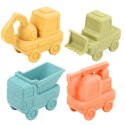 Zabawki Dla Malucha Gumowe Pojazdy Do Rozłączania Zabawy Kąpieli 4 szt.