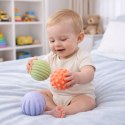 Zestaw Piłeczki Sensoryczne Dla Niemowląt Pastelowe 3 szt 6 cm