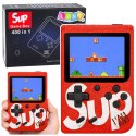 Elektroniczna Gra Konsola Retro Sup 400 Gier LCD 8 Bit Czerwona