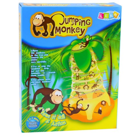 Gra Zręcznościowa Rodzinna Spadające Małpki Drzewo Palma