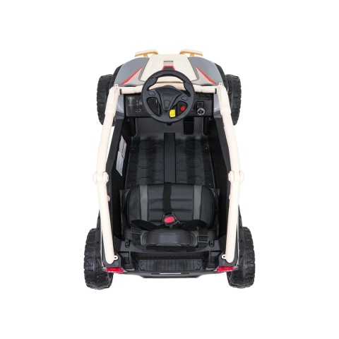 Kawasaki Teryx BEŻOWY Buggy Auto na akumulator 4x4 Koła EVA, Skóra, Pilot RC