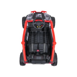 Kawasaki Teryx CZERWONY Buggy Auto na akumulator 4x4 Koła EVA, Skóra, Pilot RC