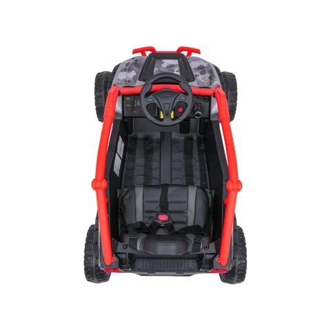 Kawasaki Teryx CZERWONY Buggy Auto na akumulator 4x4 Koła EVA, Skóra, Pilot RC