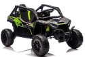 Kawasaki Teryx CZARNY Buggy Auto na akumulator 4x4 Koła EVA, Skóra, Pilot RC
