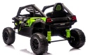 Kawasaki Teryx CZARNY Buggy Auto na akumulator 4x4 Koła EVA, Skóra, Pilot RC