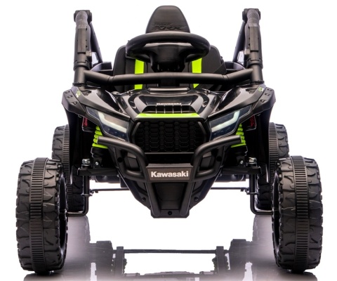 Kawasaki Teryx CZARNY Buggy Auto na akumulator 4x4 Koła EVA, Skóra, Pilot RC