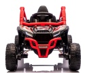 Kawasaki Teryx CZERWONY Buggy Auto na akumulator 4x4 Koła EVA, Skóra, Pilot RC
