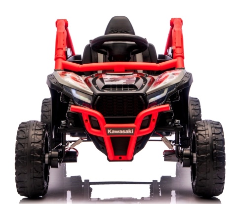 Kawasaki Teryx CZERWONY Buggy Auto na akumulator 4x4 Koła EVA, Skóra, Pilot RC