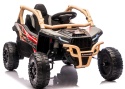 Kawasaki Teryx BEŻOWY Buggy Auto na akumulator 4x4 Koła EVA, Skóra, Pilot RC
